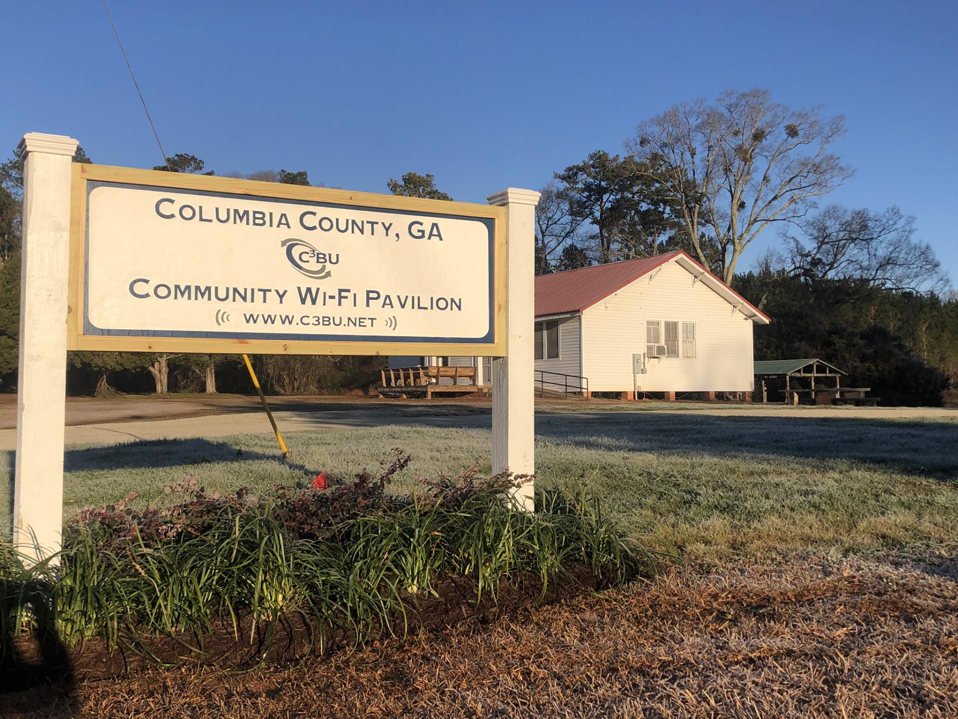 Community Wi-Fi Pavilion Sign